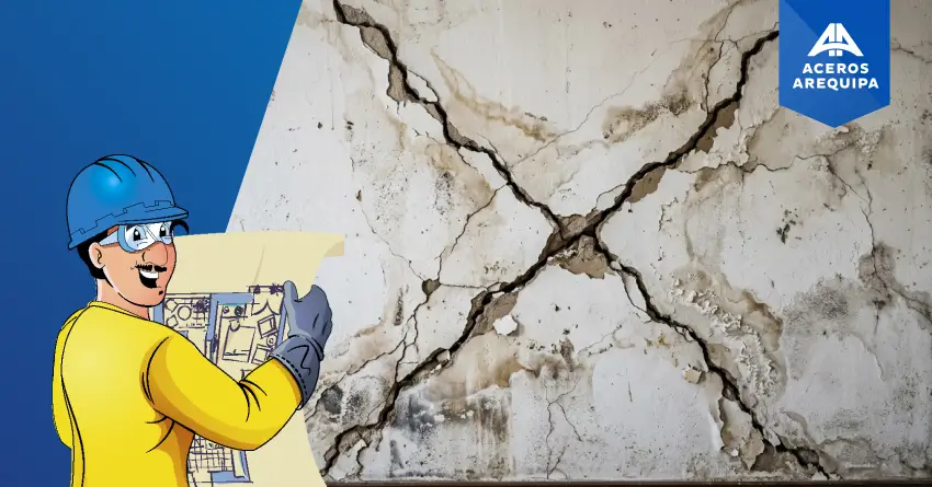 Fallas estructurales por mala distribución de cargas después de lluvias 