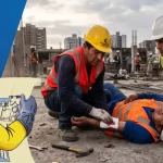 Primeros auxilios en obra: cómo actuar ante caídas, cortes y accidentes en construcción Primeros auxilios en obra