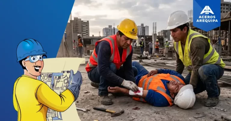 Primeros auxilios en obra